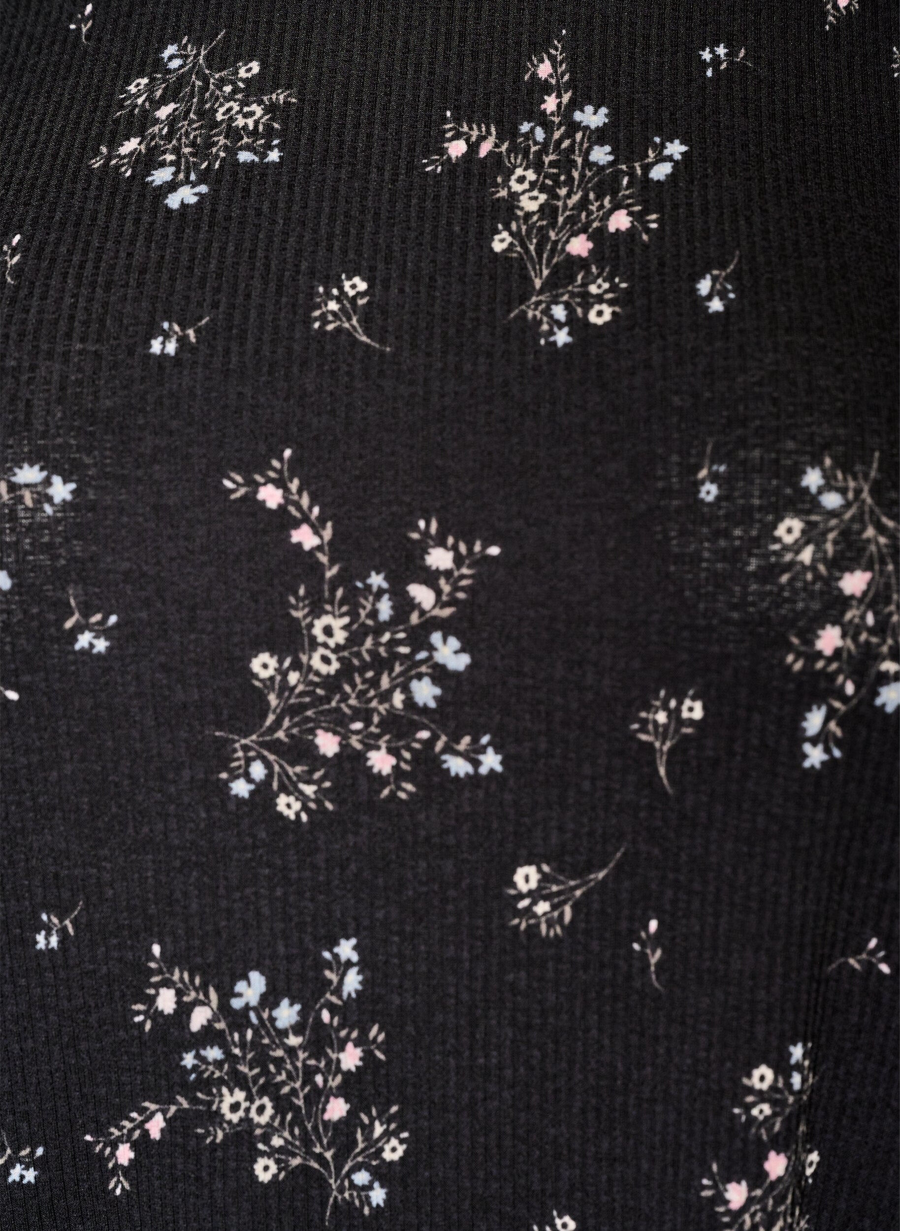 ZizziBlouse met korte mouwen, Zwart, Packshot image number 2