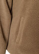 Teddyjack met een ronde hals en knopen, Bruin, Packshot image number 3