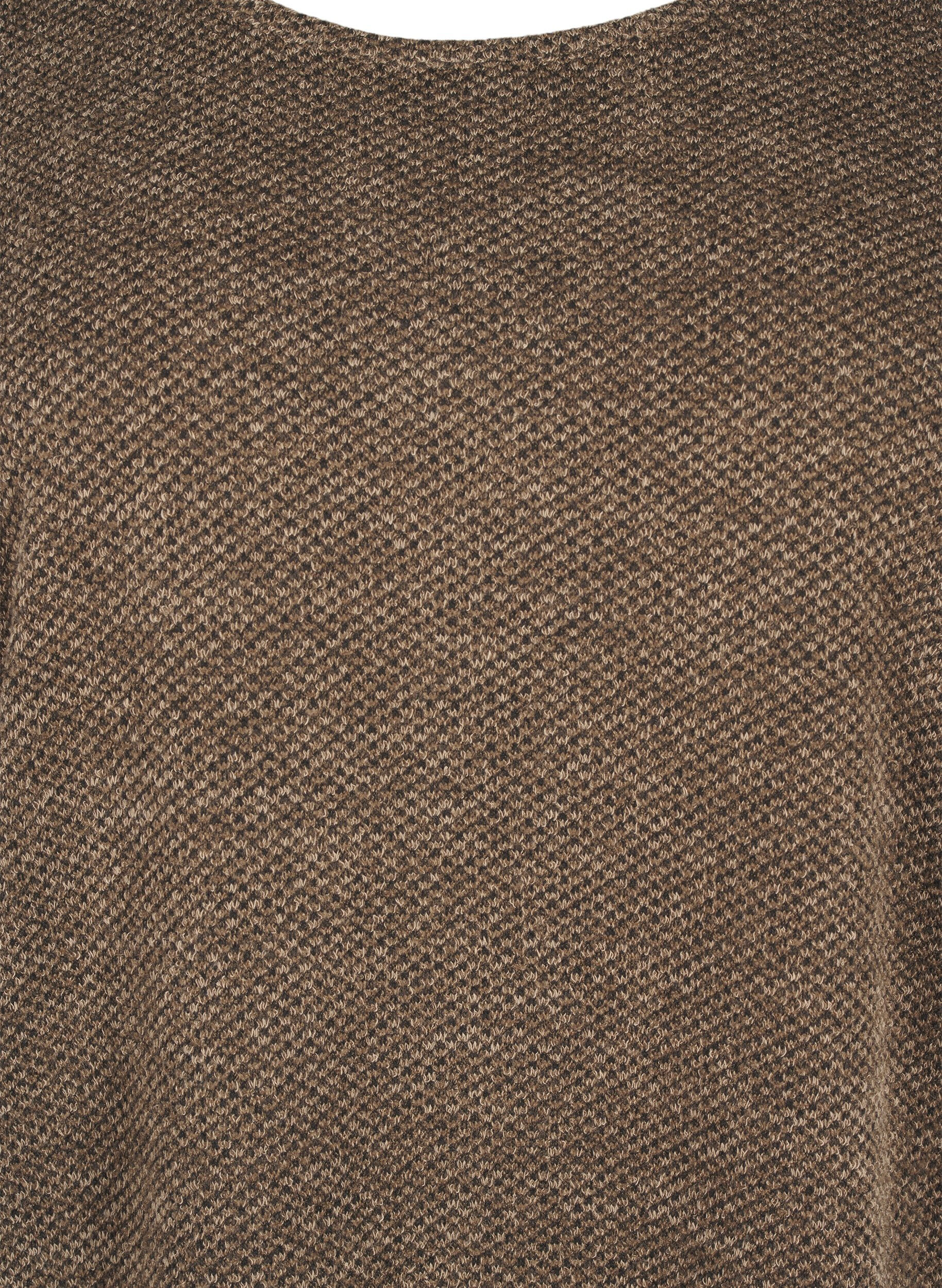 Zizzi T-shirtjurk met korte mouwen, Caribou, Packshot image number 2