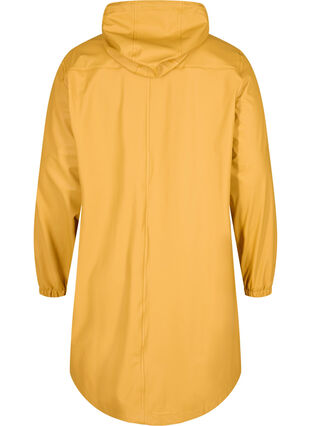 Regenjas met capuchon en knoopsluiting, Spruce Yellow, Packshot image number 1