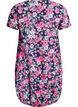 Katoenen jurk met korte mouwen en print, Blauw, Packshot image number 1