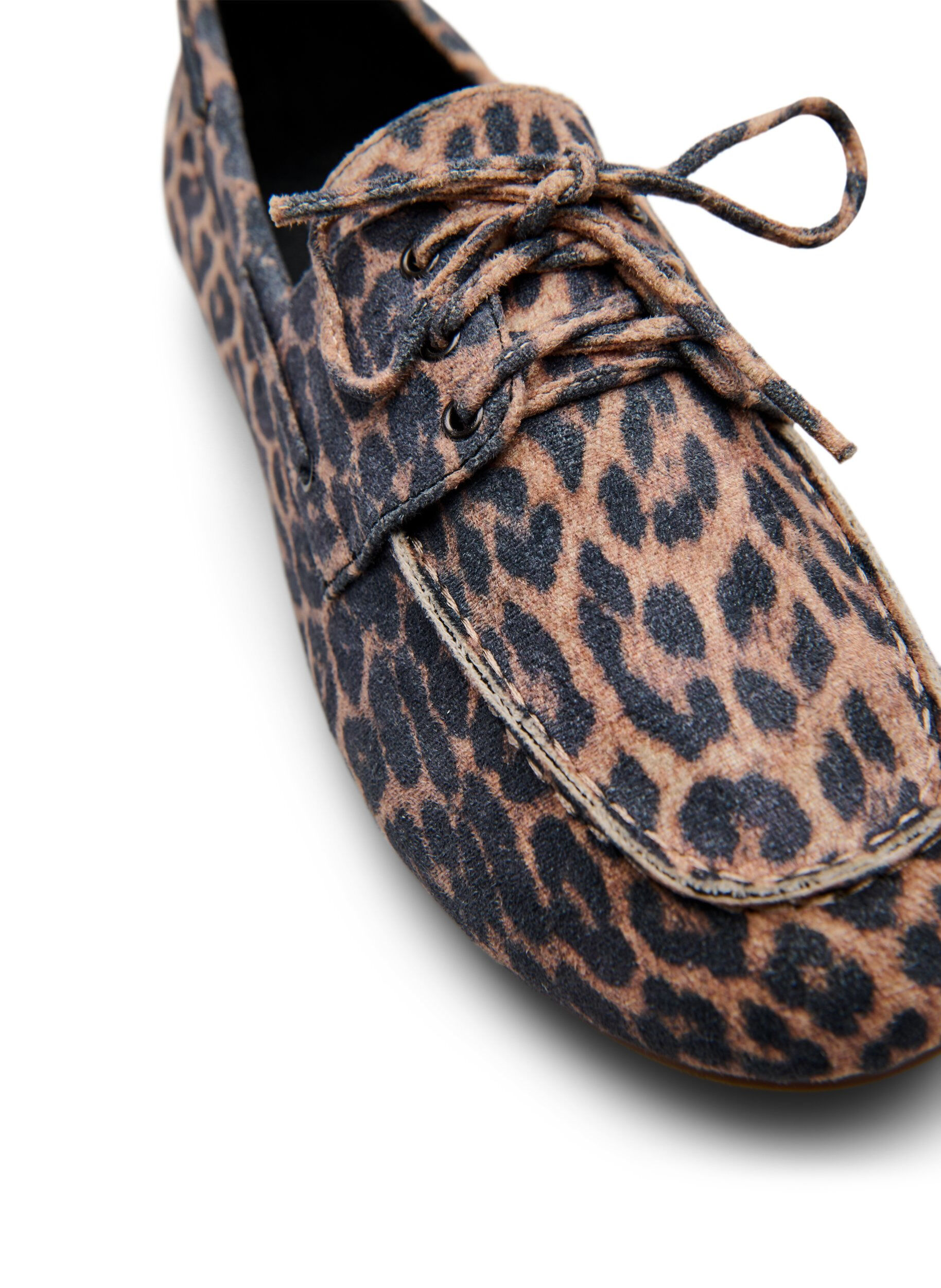 Zizzi Imitatie su&egrave;de mocassins, Beige, Packshot image number 3