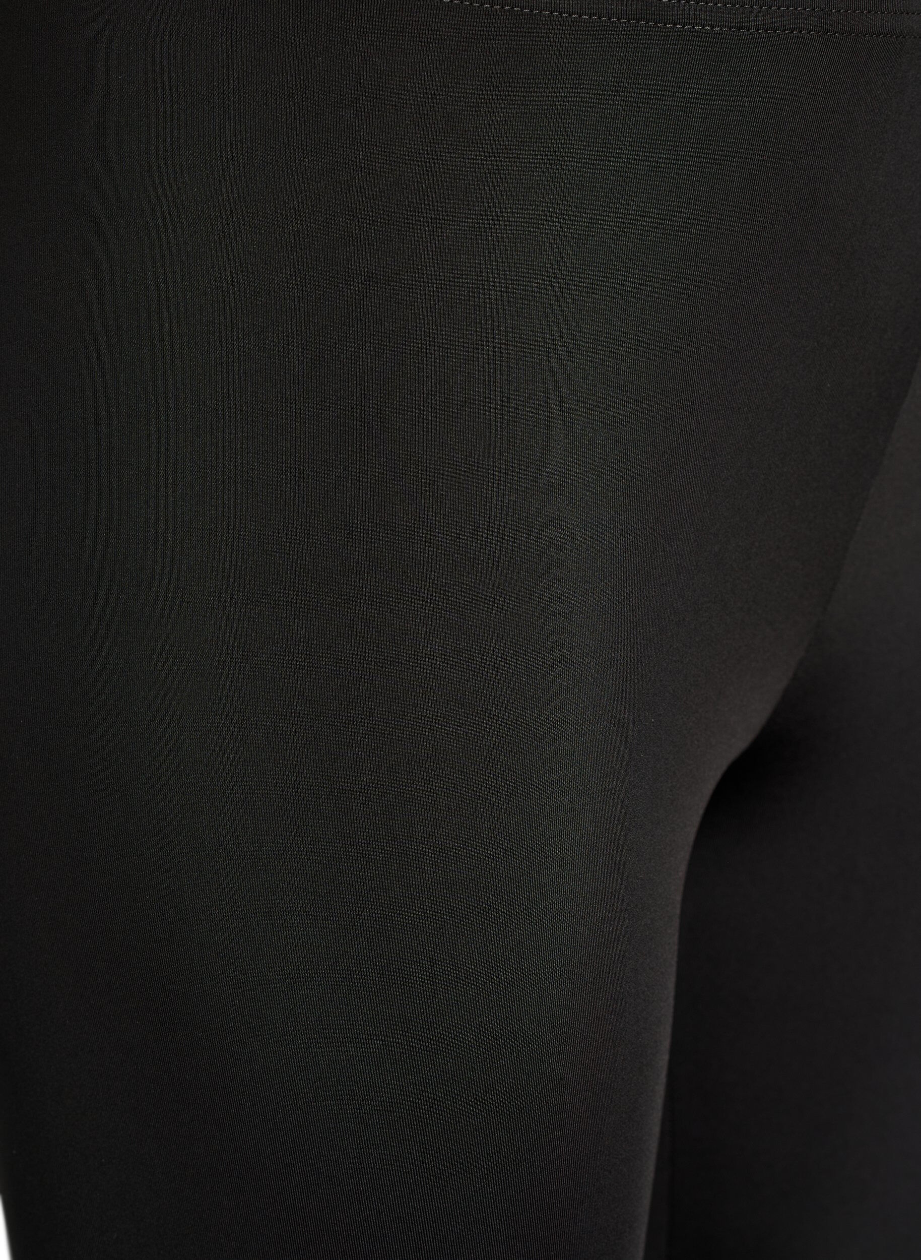 Zizzi 2-pack 3/4 lengte leggings, Zwart, Packshot image number 3