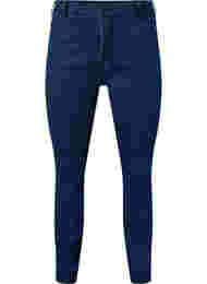 Extra slanke Sanna jeans met normale taille, Dark blue