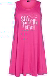 Mouwloze A-lijn jurk, Roze