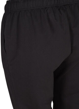 Losse sweatpants met zakken , Black, Packshot image number 3