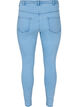 Gecropte Amy jeans met ritssluiting details, Blauw, Packshot image number 1