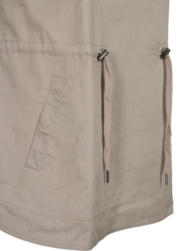 Anorak met capuchon en zak, Moon Rock, Packshot image number 3