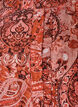 Viscose blouse met paisleyprint en ruches, Oranje, Packshot image number 2