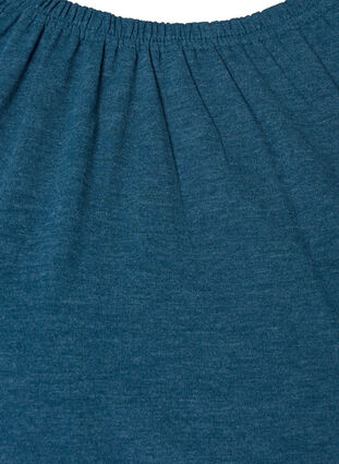 Gestreepte blouse met 3/4 mouwen, Legion Blue Mel., Packshot image number 2