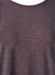 Jersey blouse met 3/4 mouwen, Bruin, Packshot image number 2