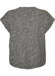 Gebreid gilet met V-hals en decoratieve knopen, Grijs, Packshot image number 1