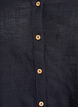 Katoenen blouse met V-hals, Zwart, Packshot image number 2