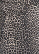 Korte denimrok met luipaardprint en een A-lijn vorm, Leopard, Packshot image number 3