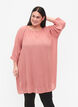 Tuniek van viscose met 3/4-mouwen, Roze, Model image number 0