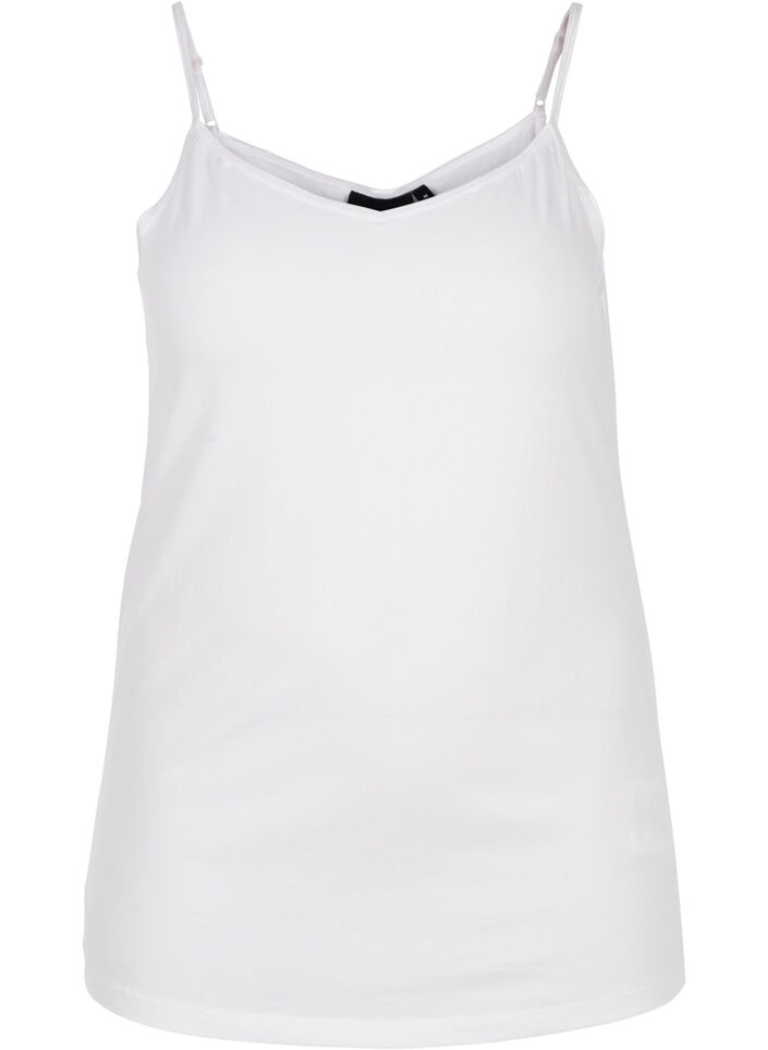 Basic sporttop, Bright White, Packshot image number 0
