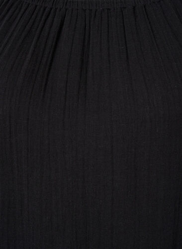 Katoenen jurk met anglaise borduurwerk, Black, Packshot image number 2