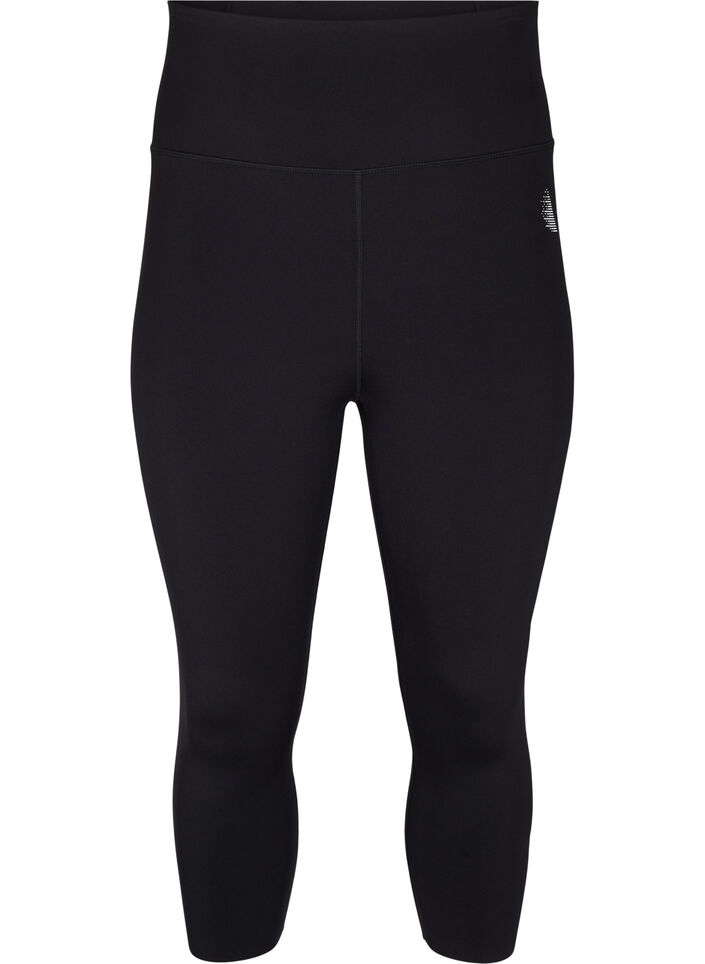CORE, SUPER TENSION TIGHTS - 3/4 sportlegging met zakje, Black, Packshot image number 0