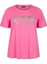 FLASH - T-shirt met motief, Roze