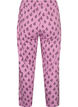 Katoenen pyjamabroek met hoge taille, Roze, Packshot image number 1