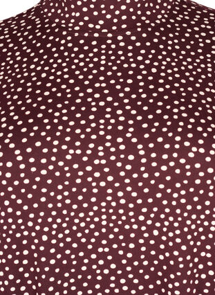 FLASH - Jurk met lange mouwen en col, Fudge Dot, Packshot image number 2