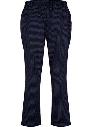 Krijtstreep broek met rechte pijpen, Navy Stripe, Packshot image number 1