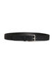 Riem in leer-mix met klassieke gesp, Zwart, Packshot image number 0