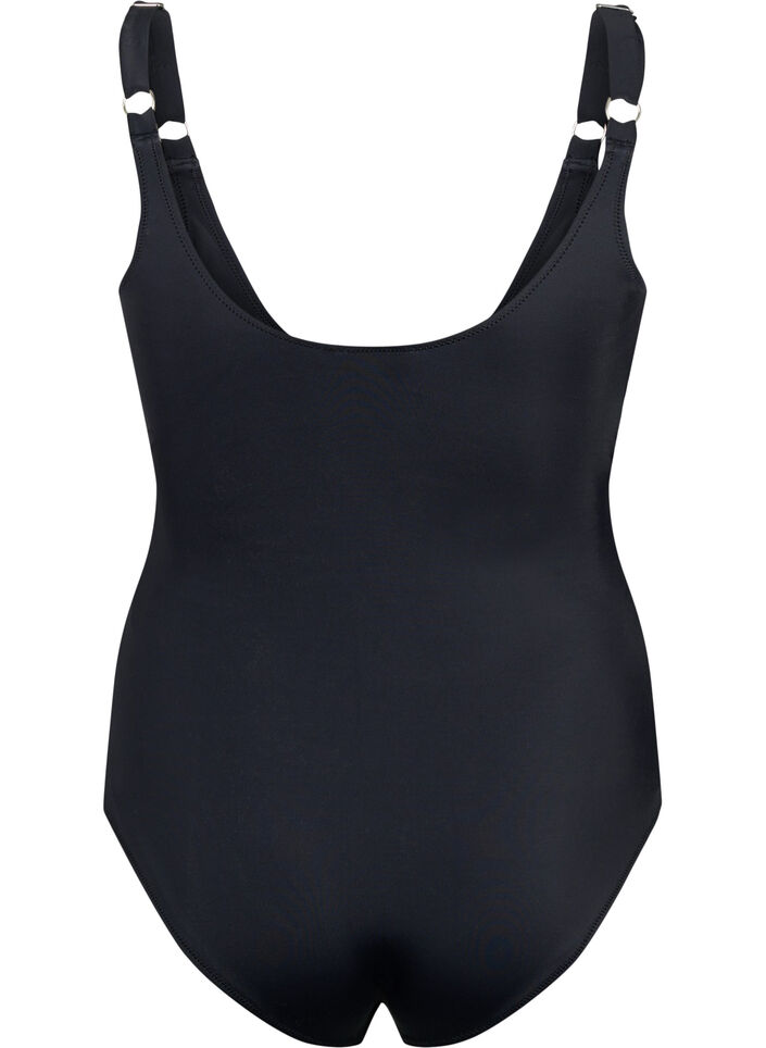 Badpak met omslag, Zwart, Packshot image number 1