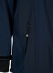 Kort softshelljack met afneembare capuchon, Blauw, Packshot image number 3