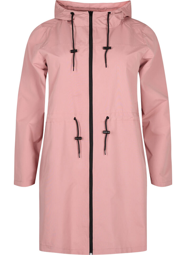 FLASH - Waterafstotende parka met capuchon, Ash Rose, Packshot image number 0