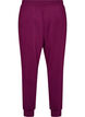 Jerseybroek met hoge taille en zakken, Paars, Packshot image number 1