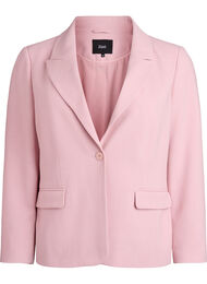 Klassieke blazer met knoopsluiting en zakken, Roze
