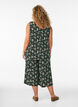 Top met print en V-hals, Groen, Model image number 1