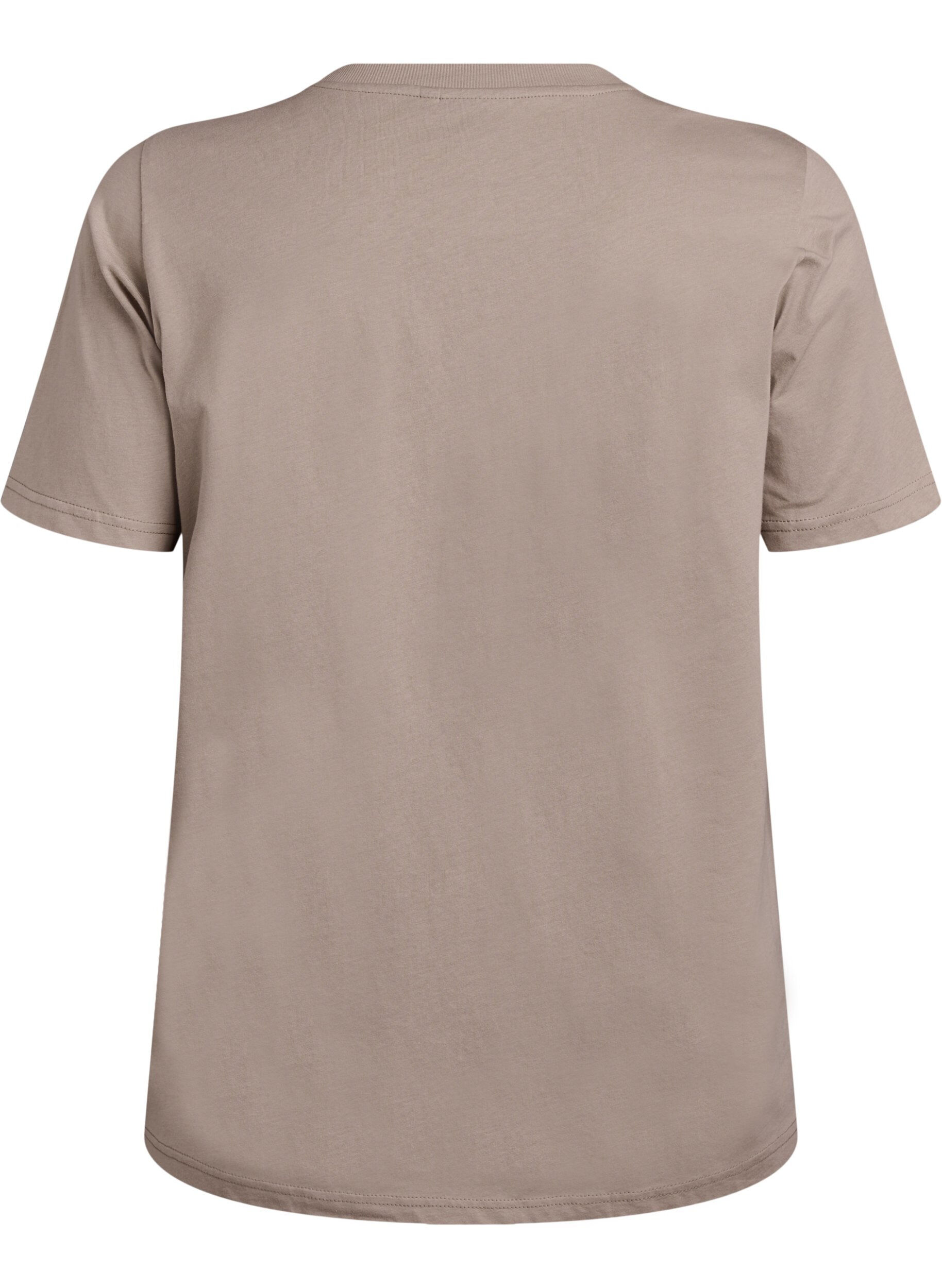 Zizzi Eagle Eye T-shirt, Beige, Packshot image number 1