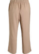 High-waist loungebroek met rechte pijpen, Beige, Packshot image number 1