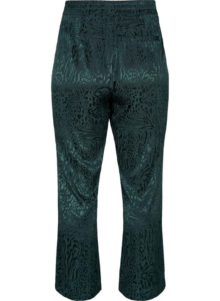 Losse viscose broek met ton sur ton print, Ponderosa Pine, Packshot image number 1