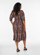 Zomerjurk in viscose met paisley print, Paars, Model image number 1