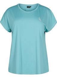 Effen gekleurd T-shirt voor sporten, Groen