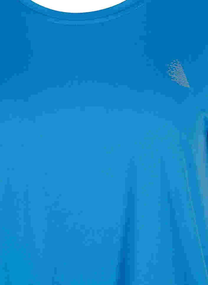 Effen sportshirt, Daphne Blue, Packshot image number 2