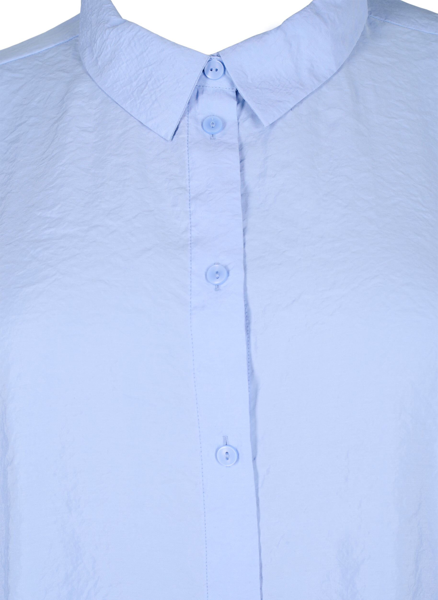 Zizzi Shirt met lange mouwen van Tencel &trade; Modal, Serenity, Packshot image number 2