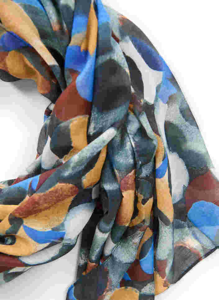 Sjaal met patroon, Light Almond AOP, Packshot image number 1