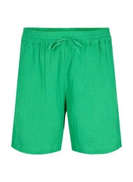 Katoenen mousseline korte broek met zakken, Jolly Green