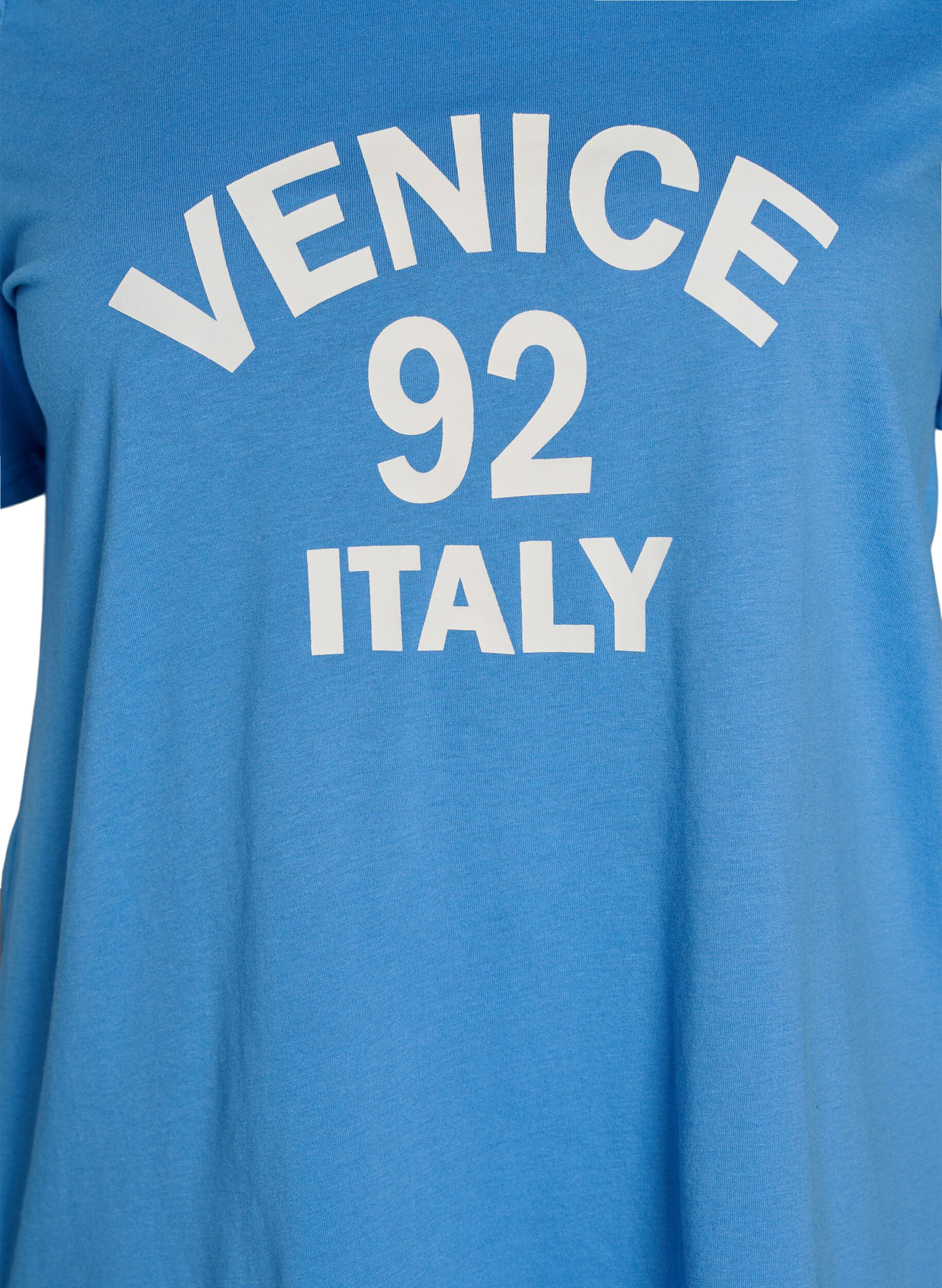 ZizziT-shirt met print, Blauw, Packshot image number 2