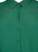 Viscose shirt met 3/4 mouwen en borduurdetails, Hunter Green, Packshot image number 2
