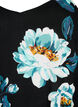 Mouwloze top in viscose, Black Big Flower, Packshot image number 2