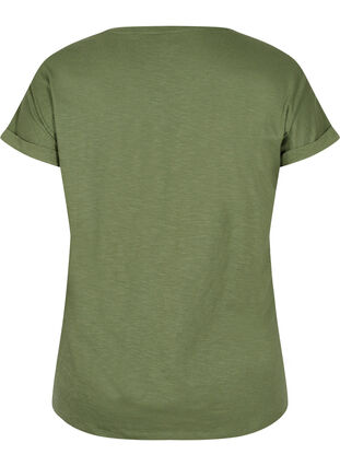 T-shirt met opdruk in biokatoen, Four Leaf CloverText, Packshot image number 1