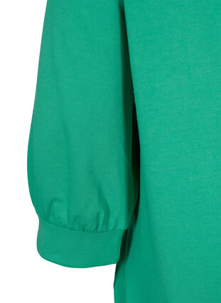 Sweatshirt met ronde hals en 3/4 mouwen, Mint, Packshot image number 3
