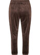 Losse velourbroek, Bruin, Packshot image number 1