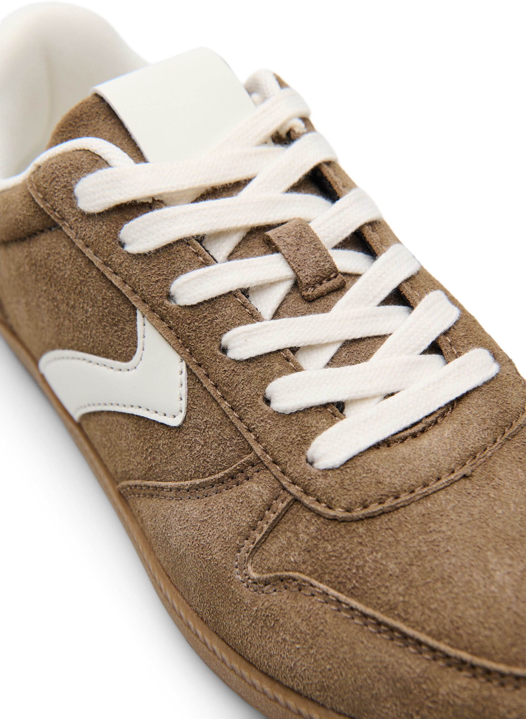 ZizziSneakers van imitatie-su&egrave;de, Bruin, Packshot image number 3