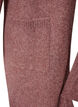 Geribd gebreid vest met zakken, Rood, Packshot image number 3